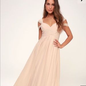 Make me move blush pink maxi dress